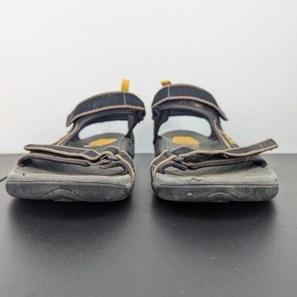 Teva Mens Size 13 Black Outdoor Hiking Sport Sandals Adjustable Straps River main image 8